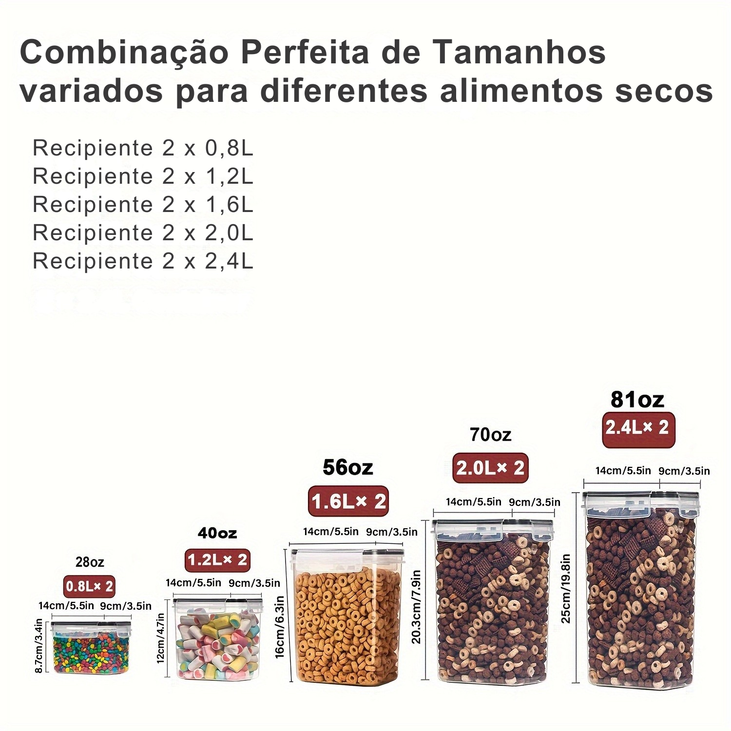Conjunto Organizadores de Despensa com Etiquetas e Marcador