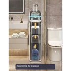 Gaveteiro Organizador FlexMove™ | Multiuso com Rodinhas para Banheiro, Quarto, Cozinha e Lavanderia