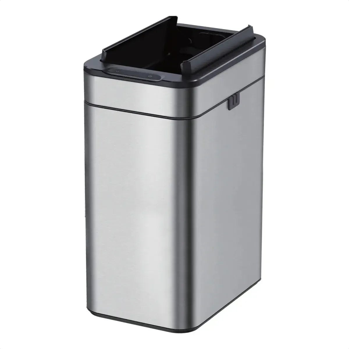 Lixeira Automática SensorClean 50L™ | Tampa Dupla com Sensor, Inox Premium e Alta Capacidade