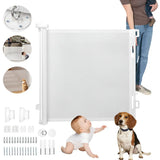 Portão Retrátil 140cm Tela Segurança Bebê Pet Cercadinho