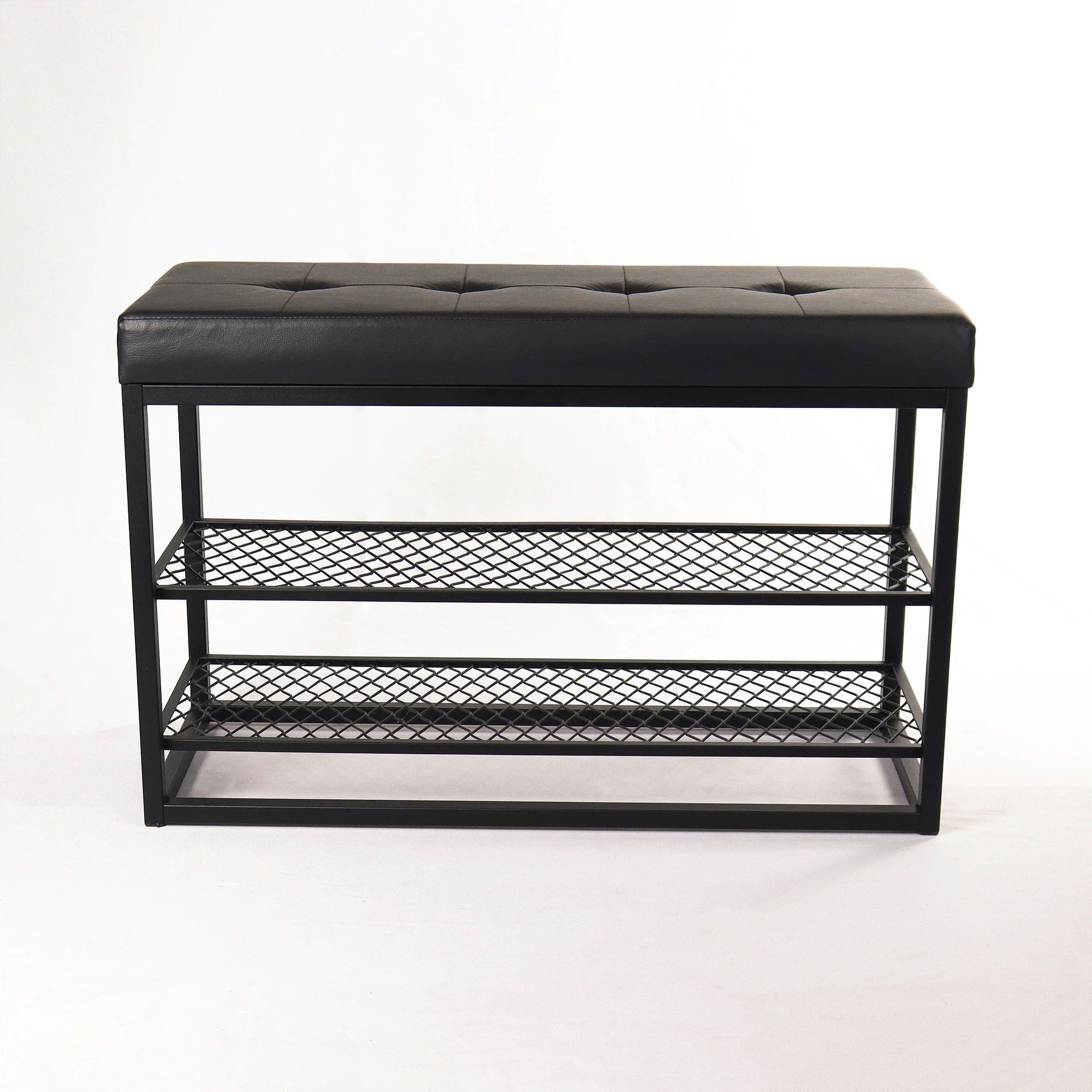 Sapateira Banco Sion Duo - Estofado Preto