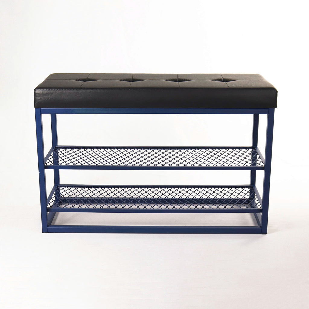 Sapateira Banco Sion Duo - Estofado Preto
