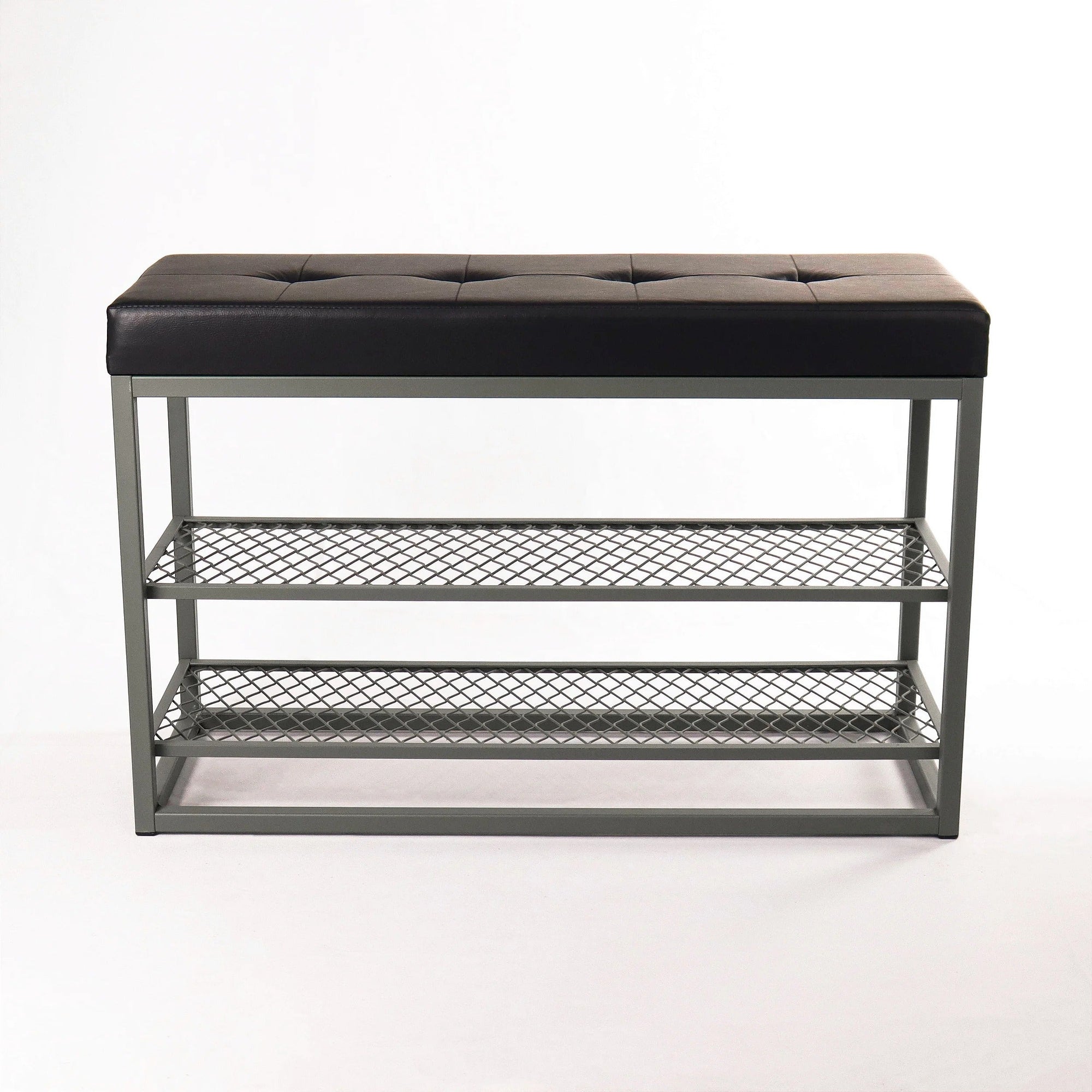 Sapateira Banco Sion Duo - Estofado Preto